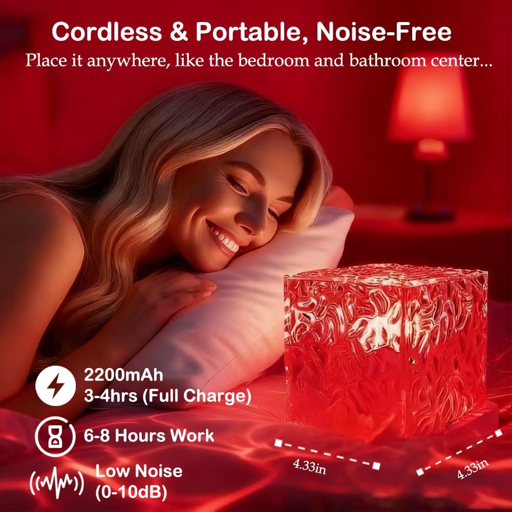 NovaBase Shower Lamp with Ocean Wave Effects