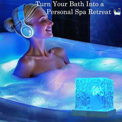 NovaBase Shower Lamp with Ocean Wave Effects