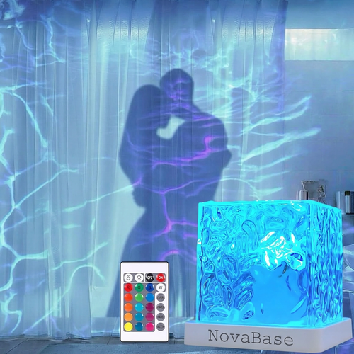 NovaBase Shower Lamp with Ocean Wave Effects
